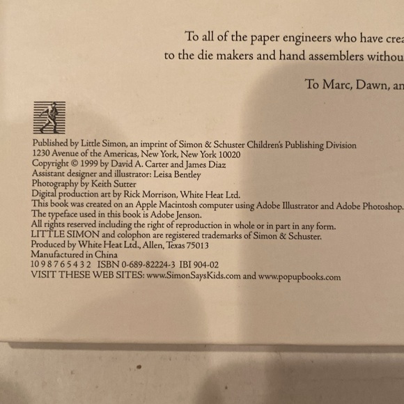 “The Elements of Pop-Up,” oversized hardcover - Picture 4 of 4